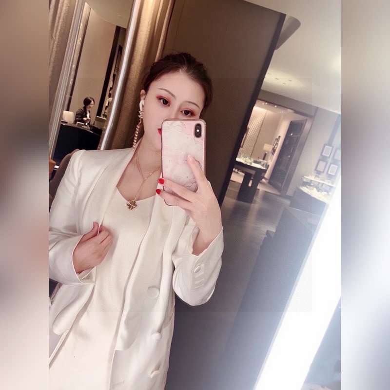 Van Cleef & Arpels 梵克雅寶 四葉草大號 長鍊 鐳射毛衣鍊也可