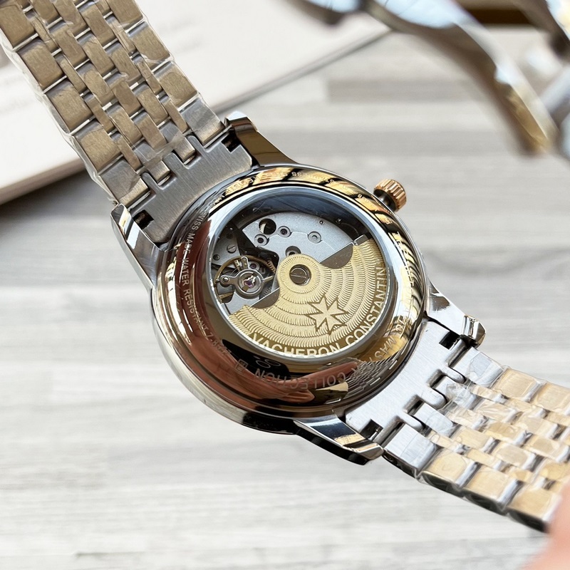 【最新】：江詩丹頓 三針設計【類型】：精品男士腕錶【錶帶】：真牛皮錶帶///