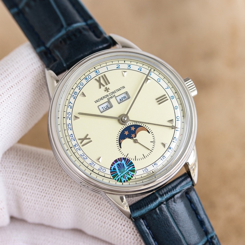 VC 重磅推出！江詩丹頓曆史名作系列3100V/00R三重日曆腕錶！全真功能！市