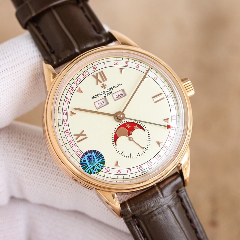 VC 重磅推出！江詩丹頓曆史名作系列3100V/00R三重日曆腕錶！全真功能！市