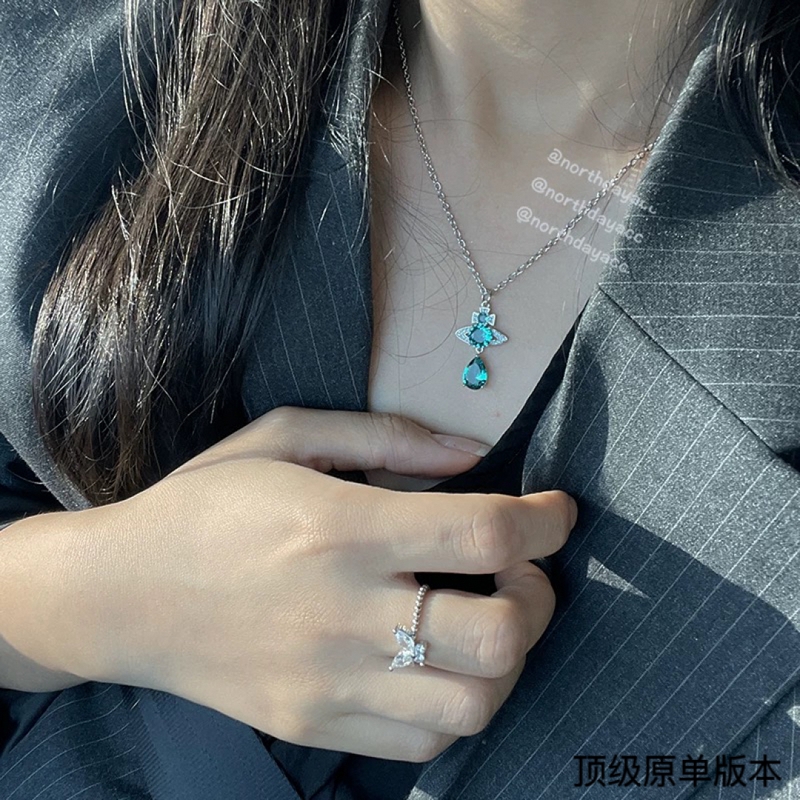 西太後 vivienne 滿鑽 土星項鍊閉眼 準入 沒錯！綠鑽鑲嵌、純 王粹