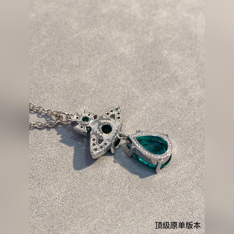 西太後 vivienne 滿鑽 土星項鍊閉眼 準入 沒錯！綠鑽鑲嵌、純 王粹