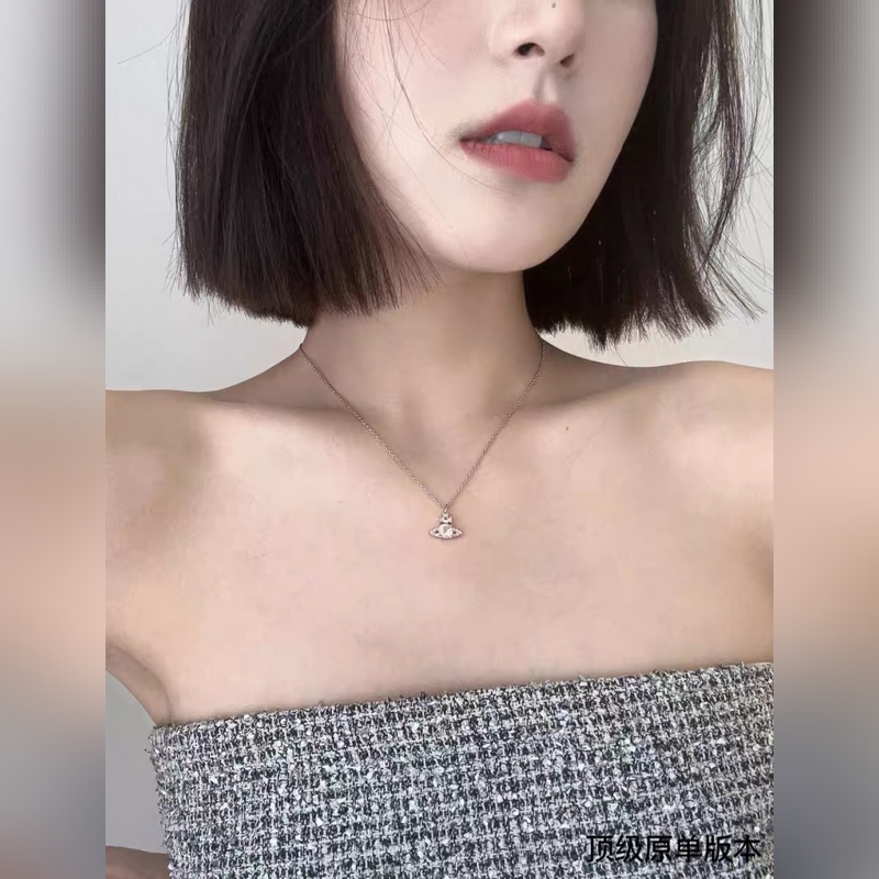 西太後 vivienne 滿鑽 土星項鍊閉眼 準入 沒錯！白鑽鑲嵌、純 王粹
