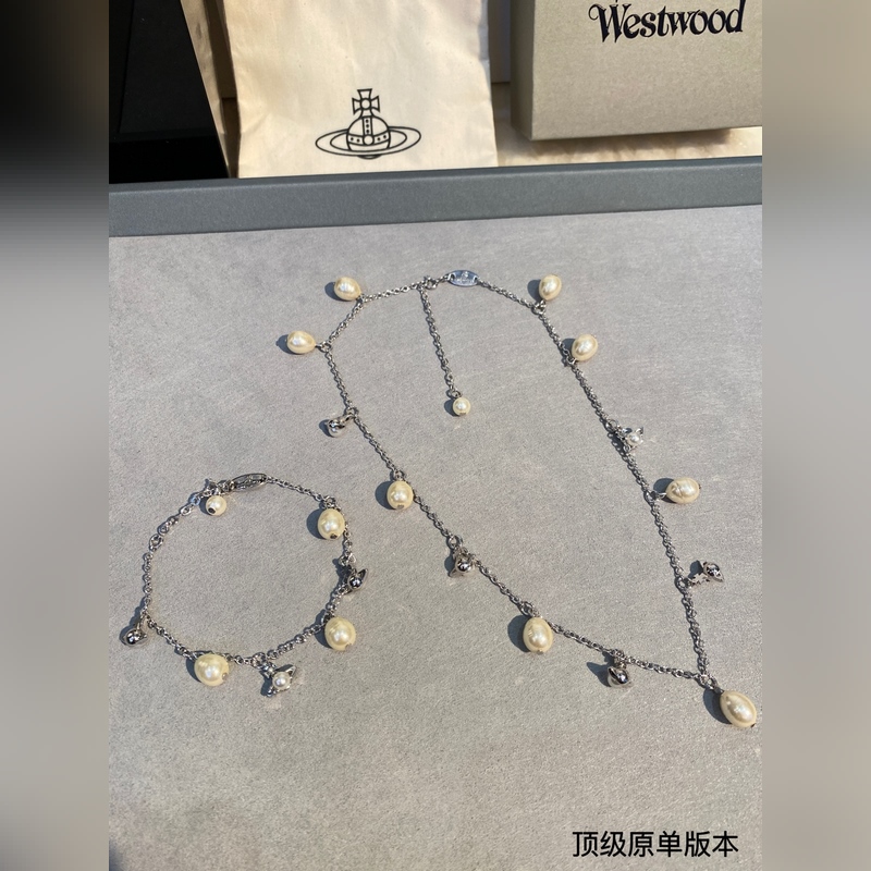 項鍊價格2200   手鍊價格2000  西太後套裝珍珠 搭配太絕啦  特別定制
