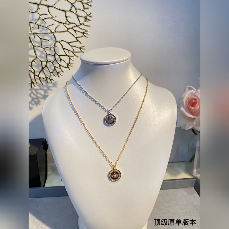 高品質(zhì)經(jīng)典大土星項鍊男女同款項鍊vivienne westwood西太後土星項