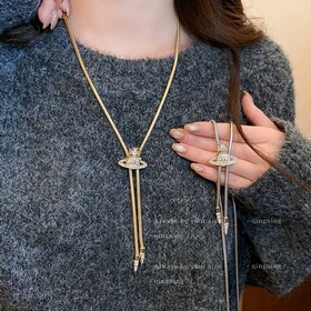 西太後長款結(jié)土星磁吸 高級感宴會性感優(yōu)雅百搭鍊