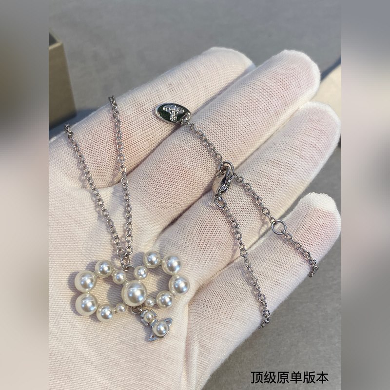 西太後土星 珍珠項鍊 優雅大方精工設計 非常修飾臉型 青春活力 一眼就被這款吸引