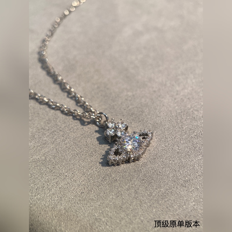 西太後 vivienne 滿鑽 土星項鍊閉眼 準入 沒錯！白鑽鑲嵌、純 王粹