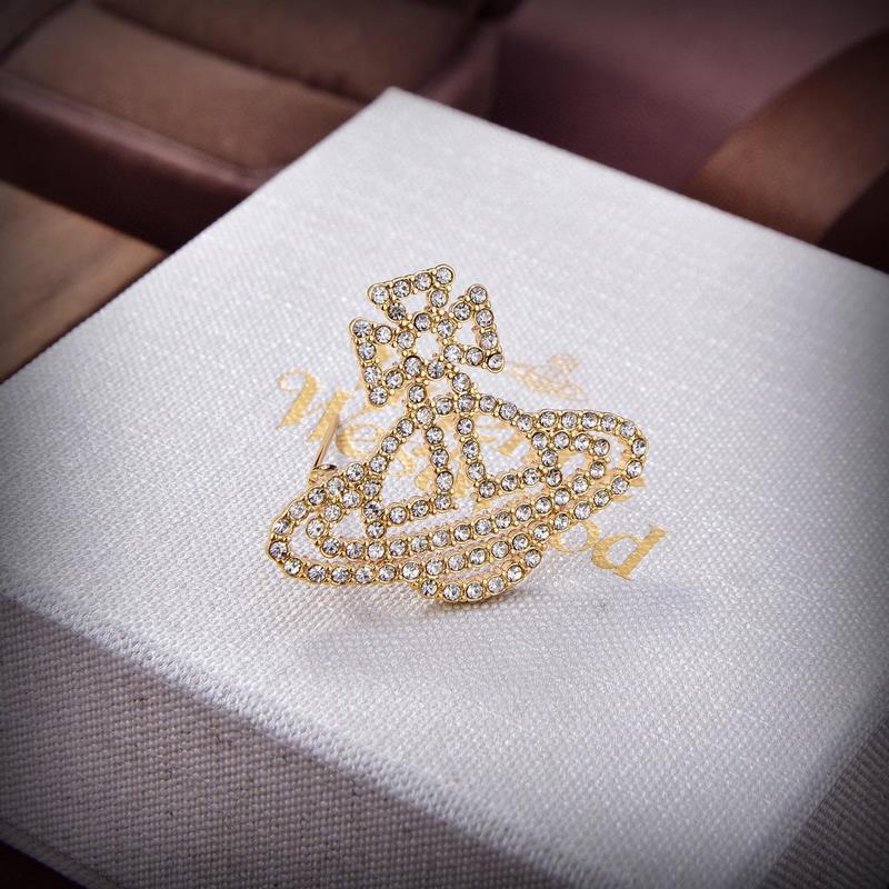 Vivienne Westwood薇薇安西太後土星胸針 優雅大方精工設計 非常修