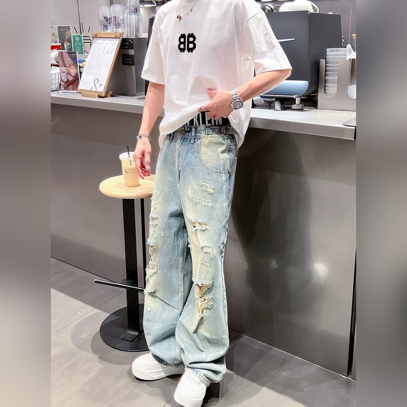 巴黎世家 新款字母印花雙層重工短袖T桖 字母圖案不管是T桖還是衛衣都是每年的爆款