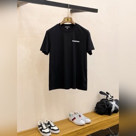 巴黎世家25ss 春夏新款原單男士絲光棉短袖T恤 高端定制 高版本 時尚百搭爆款