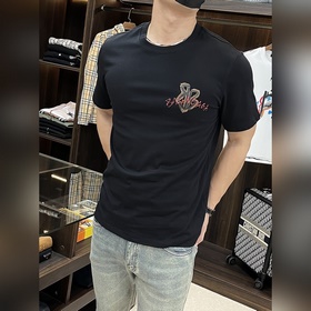 Balencaiga 獨家專供春季新款 巴黎世家時尚休閑圓領短袖，闊版高密度28