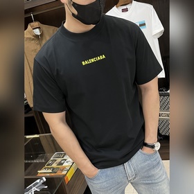 Balencaiga 2026秋冬新品發布 巴黎世家商務圓領短袖，純棉面料，定義