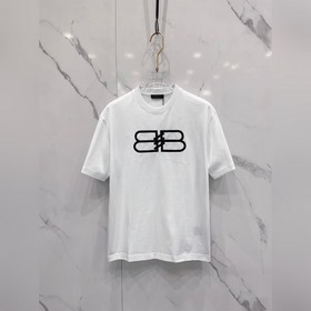 巴黎世家 2025春夏新款首發專櫃最新款短袖圓領T恤 高端訂制 設計前衛時尚！