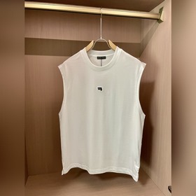 巴黎世家 2025春夏新款首發專櫃最新款背心T恤 高端訂制 設計前衛時尚！品牌l