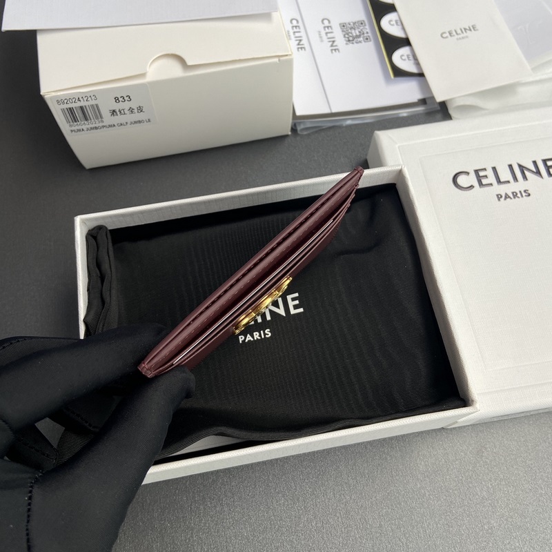 【特級純鋼五金原廠皮】 TRIOMPHE亮澤牛皮革卡包/ 拉鍊鎖閉 1個扁平口