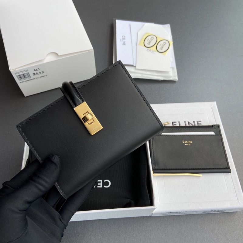 【特級純鋼五金原廠皮】 TRIOMPHE16亮澤牛皮革錢包 牛皮革 牛皮革襯裡