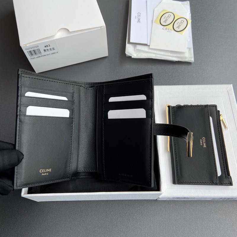 【特級純鋼五金原廠皮】 TRIOMPHE16亮澤牛皮革錢包 牛皮革 牛皮革襯裡