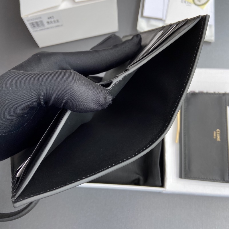 【特級純鋼五金原廠皮】 TRIOMPHE16亮澤牛皮革錢包 牛皮革 牛皮革襯裡