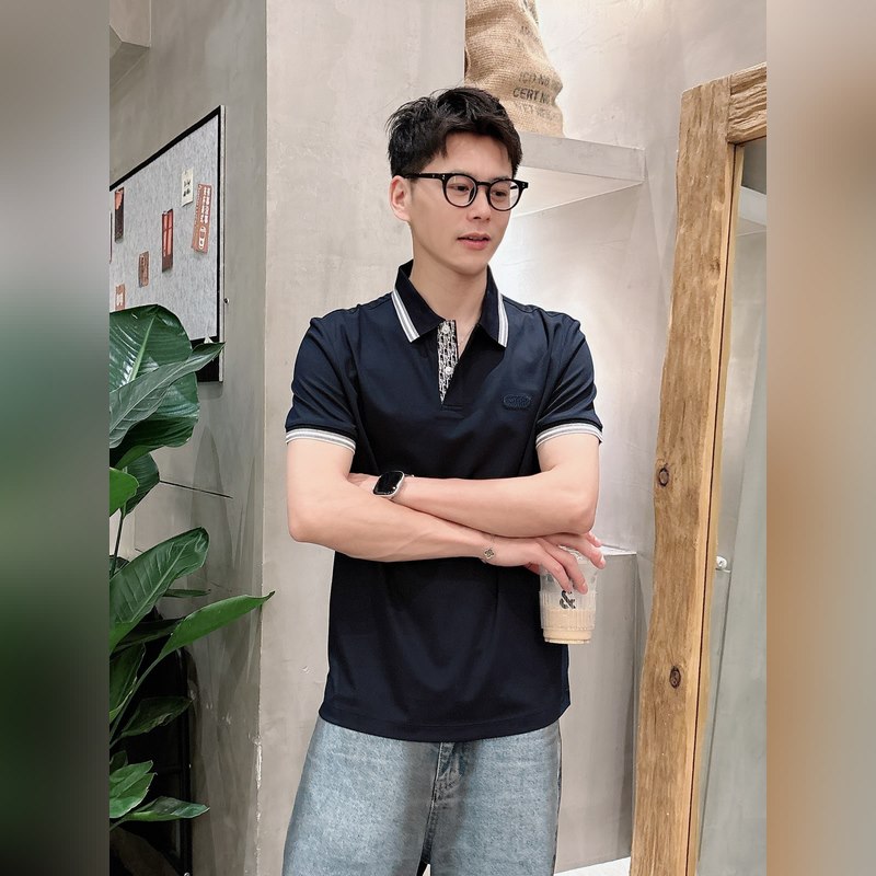 Dior夏季新品翻領polo短袖 時尚單品設計，更加時尚舒適，高標準定制，上身非