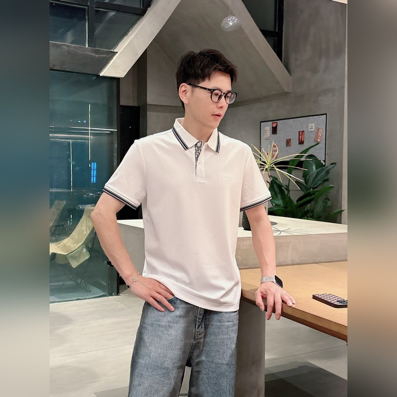 Dior夏季新品翻領polo短袖 時尚單品設計，更加時尚舒適，高標準定制，上身非