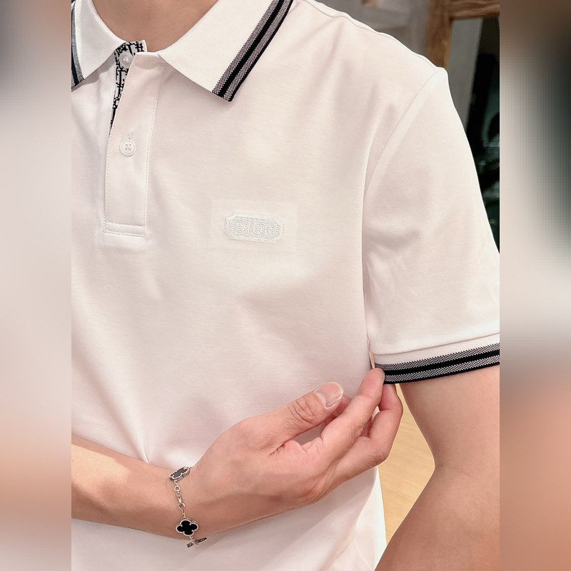 Dior夏季新品翻領polo短袖 時尚單品設計，更加時尚舒適，高標準定制，上身非