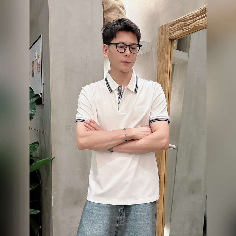 Dior夏季新品翻領polo短袖 時尚單品設計，更加時尚舒適，高標準定制，上身非
