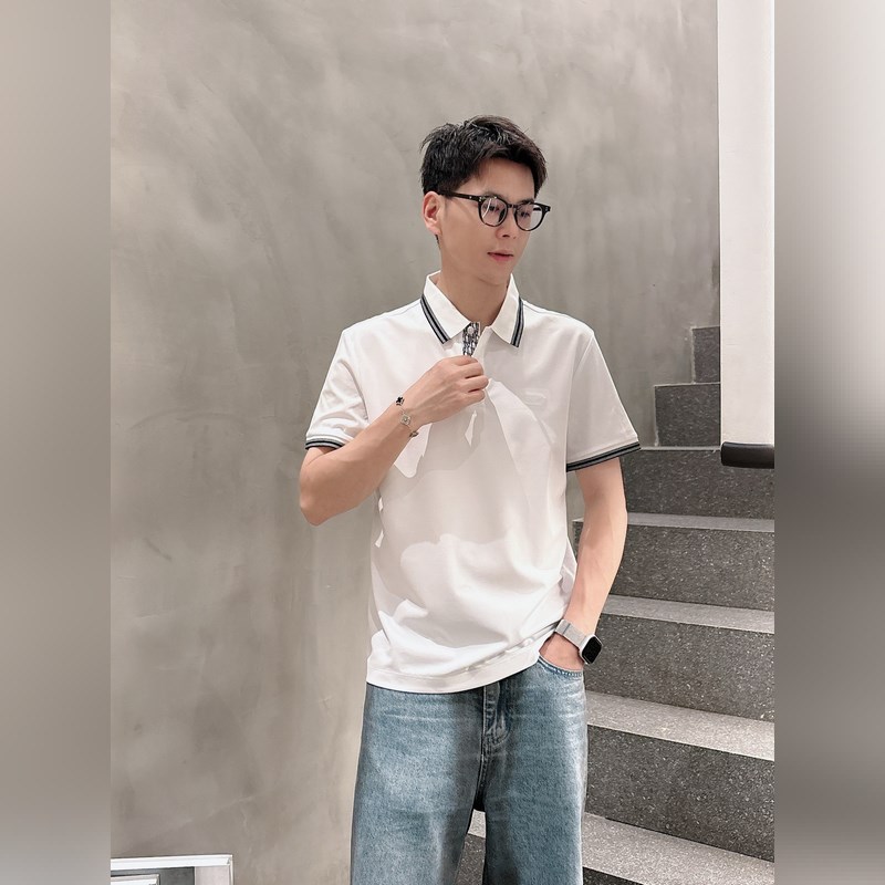 Dior夏季新品翻領polo短袖 時尚單品設計，更加時尚舒適，高標準定制，上身非