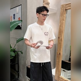 迪奧 Dior 25ss春夏新款首發專櫃最新款短袖圓領T恤 手繪工藝 高端訂制