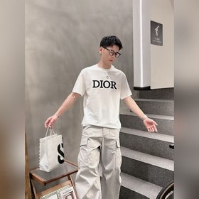 迪奧 Dior 25ss春夏新款首發專櫃最新款短袖圓領T恤 高端訂制 設計前衛時