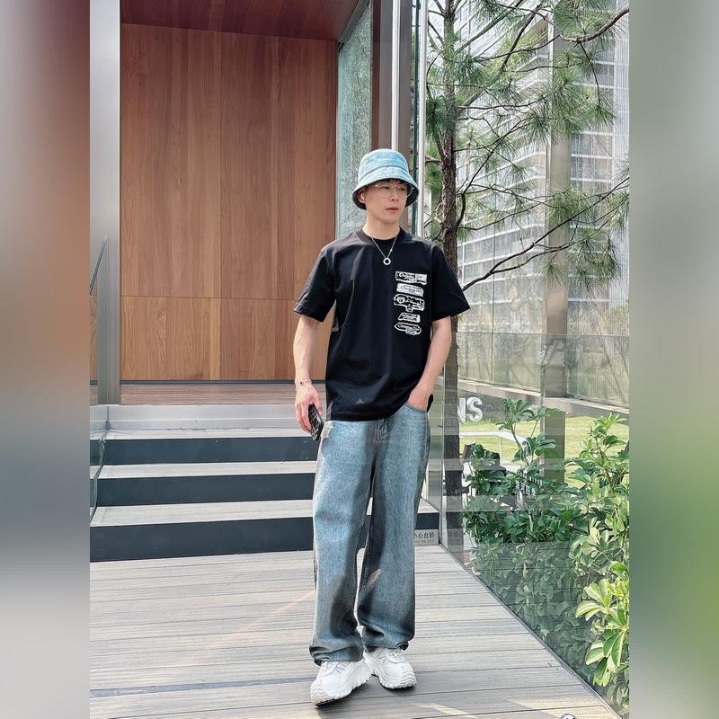 Dior25SS春夏新款首發專櫃最新款短袖圓領T恤 高端訂制 設計前衛時尚！品牌