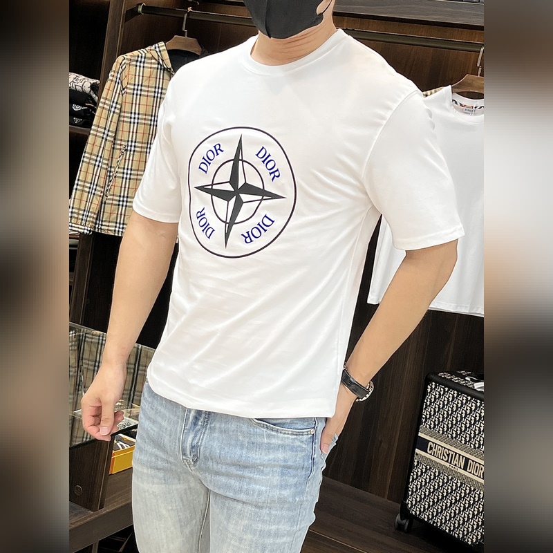 Dior 迪奧 獨家專供春季新款 時尚休閑圓領短袖，純棉面料原單工藝高端歐版原單
