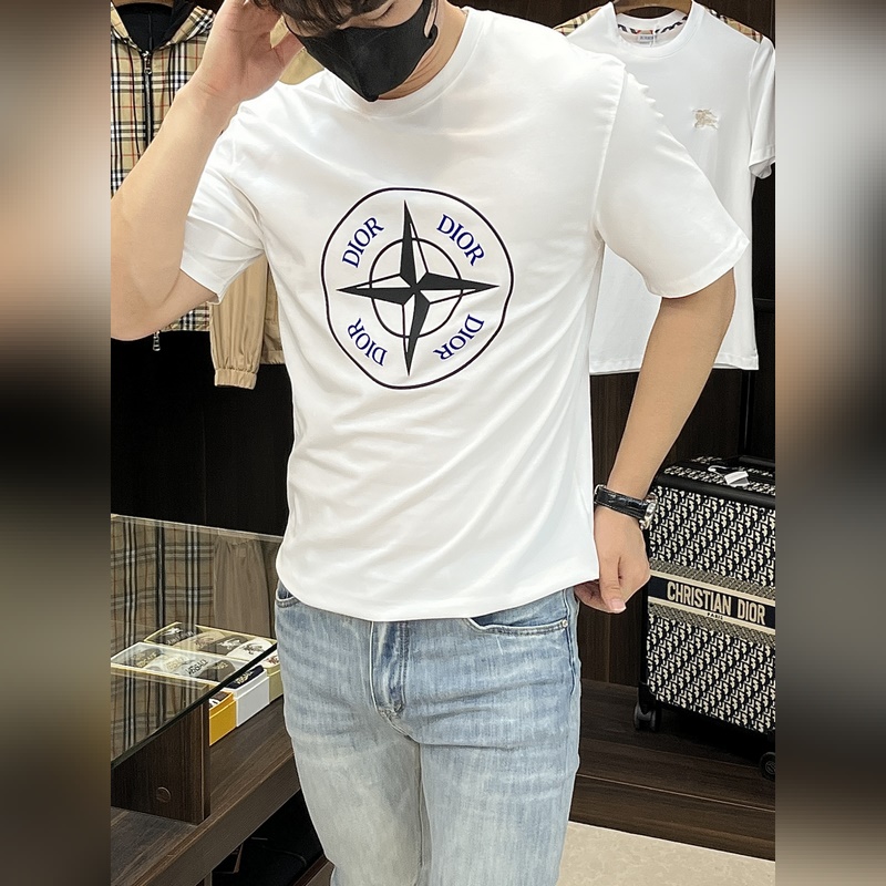 Dior 迪奧 獨家專供春季新款 時尚休閑圓領短袖，純棉面料原單工藝高端歐版原單