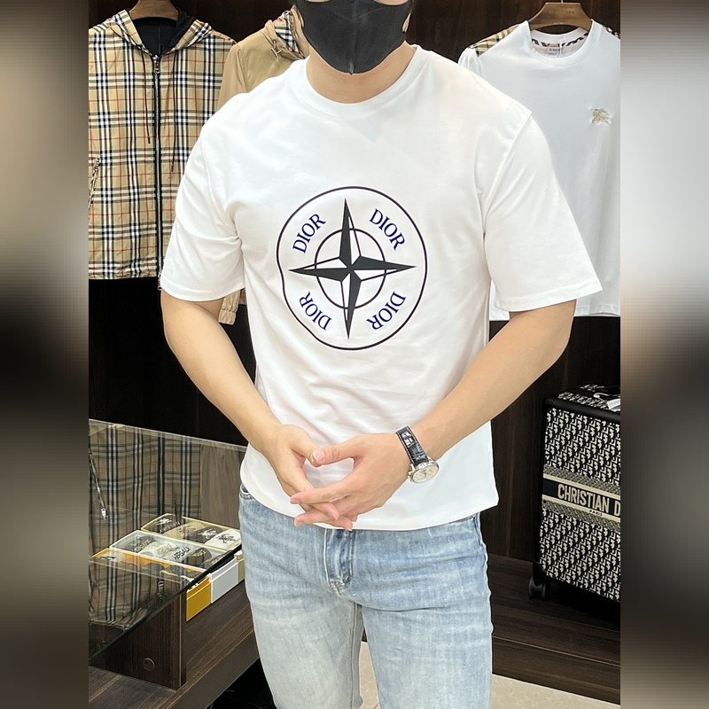 Dior 迪奧 獨家專供春季新款 時尚休閑圓領短袖，純棉面料原單工藝高端歐版原單