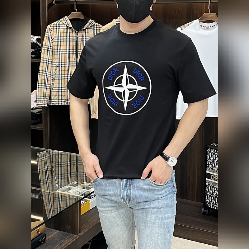 Dior 迪奧 獨家專供春季新款 時尚休閑圓領短袖，純棉面料原單工藝高端歐版原單