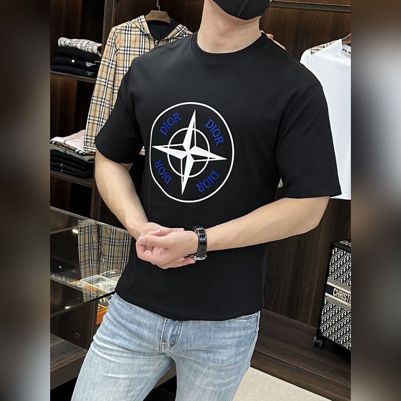 Dior 迪奧 獨家專供春季新款 時尚休閑圓領短袖，純棉面料原單工藝高端歐版原單