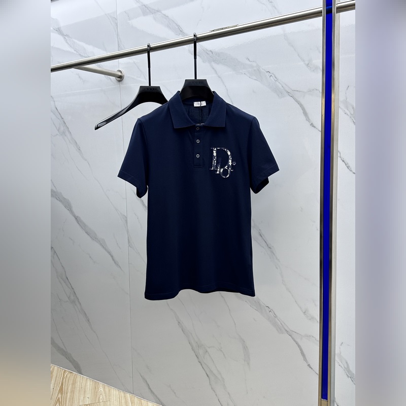 Dior*迪奧 春夏新款男士標識短袖polo衫，延續經典商務休閑翻領POLO恤.