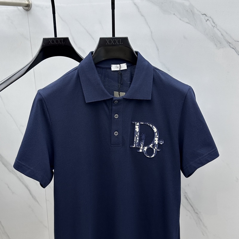 Dior*迪奧 春夏新款男士標識短袖polo衫，延續經典商務休閑翻領POLO恤.