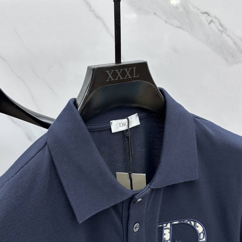 Dior*迪奧 春夏新款男士標識短袖polo衫，延續經典商務休閑翻領POLO恤.