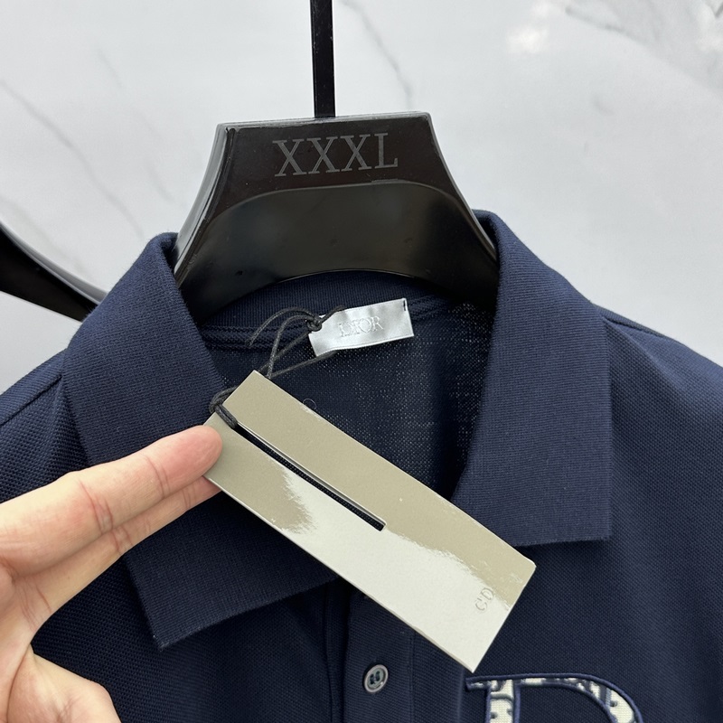 Dior*迪奧 春夏新款男士標識短袖polo衫，延續經典商務休閑翻領POLO恤.