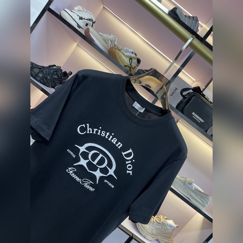 S-2XLDior 25SS春夏新款首發(fā)專櫃最新款短袖圓領(lǐng)T恤 高端訂制 設(shè)計(jì)前