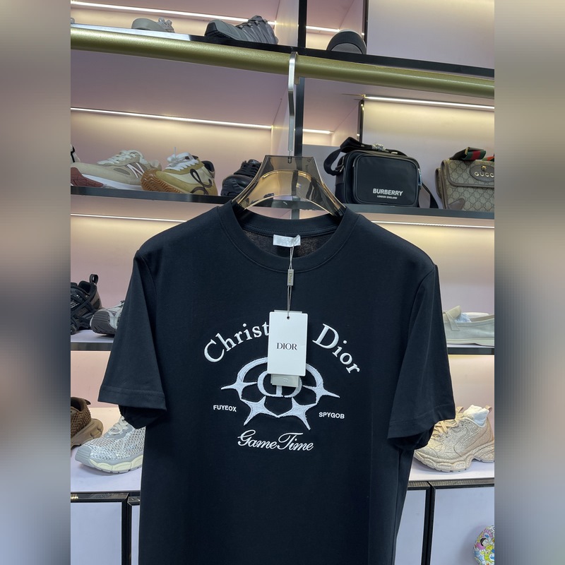 S-2XLDior 25SS春夏新款首發(fā)專櫃最新款短袖圓領(lǐng)T恤 高端訂制 設(shè)計(jì)前