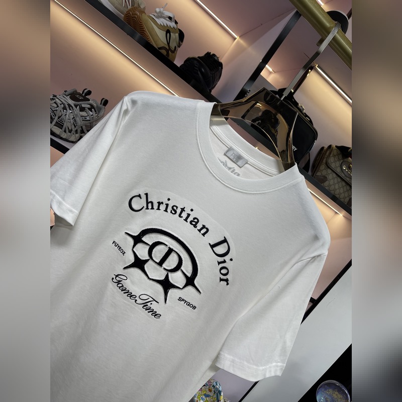 S-2XLDior 25SS春夏新款首發(fā)專櫃最新款短袖圓領(lǐng)T恤 高端訂制 設(shè)計前