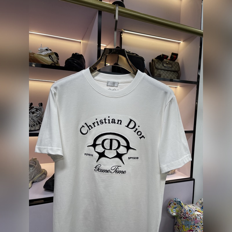 S-2XLDior 25SS春夏新款首發(fā)專櫃最新款短袖圓領(lǐng)T恤 高端訂制 設(shè)計前