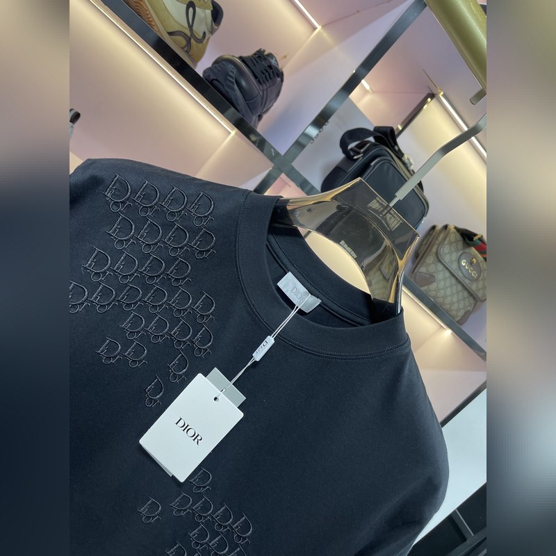 S-2XLDior 25SS春夏新款首發專櫃最新款短袖圓領T恤 高端訂制 設計前