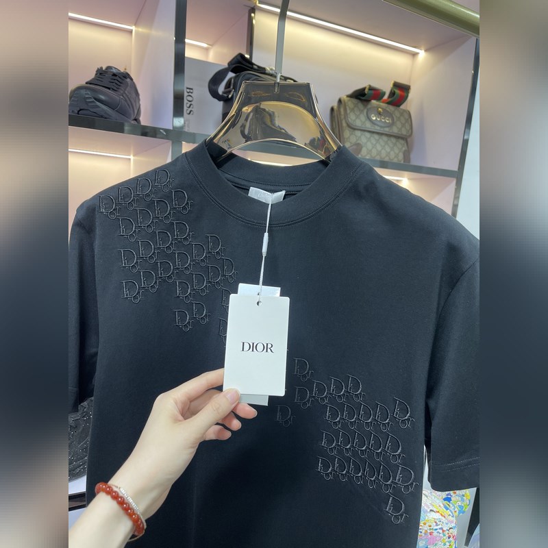 S-2XLDior 25SS春夏新款首發專櫃最新款短袖圓領T恤 高端訂制 設計前