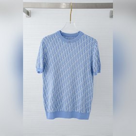 Di#or 迪奧2025SS橫機織法100%長絨棉面料舒適透氣如嬰兒肌膚般男士圓