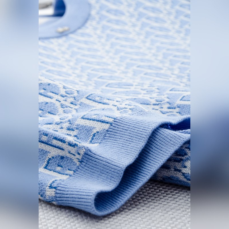 Di#or 迪奧2025SS橫機織法100%長絨棉面料舒適透氣如嬰兒肌膚般男士圓