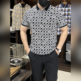 D&G 2025ss蛇年新款 迪奧翻領精品短袖T恤 官網同步 高端品質三D印花款