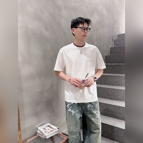 Gucci/古奇，2025夏季最新款，專櫃同步有售，原單狠貨，時尚休閑圓領短袖T